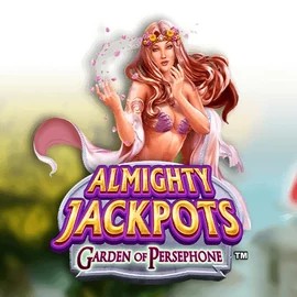 Enjoy Almighty Jackpots: Garden of Persephone by Novomatic – logo hosted on qzinocasino.eu