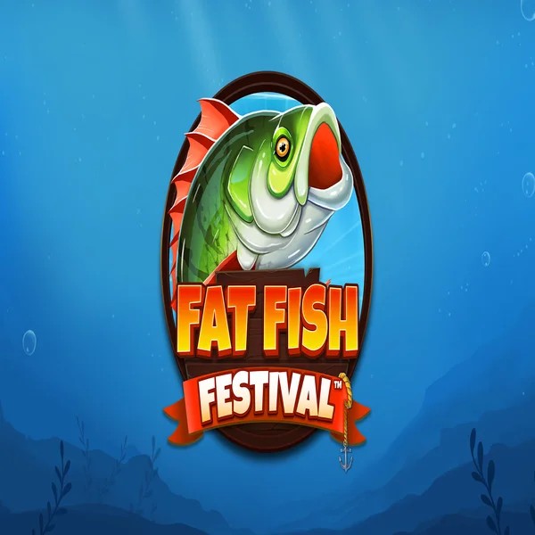 Fat Fish Festival slot logo by Wishbone Games at Qzino Casino