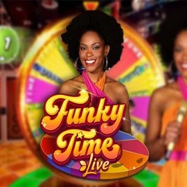 Funky Time logo – Live Casino by Evolution at Qzino Casino