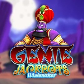 Genie Jackpots Wishmaker slot logo by Blueprint Gaming at Qzino Casino