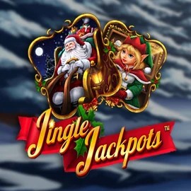 Jingle Jackpots slot icon by Dragon Gaming, available at Qzino Casino