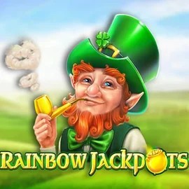 Rainbow Jackpots slot icon by Red Tiger Gaming, available at Qzino Casino