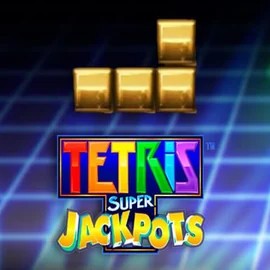 Jackpots logo of Tetris Super Jackpots from WMS at Qzino Casino