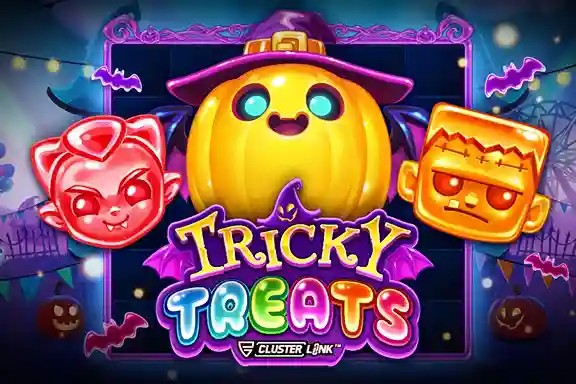 Tricky Treats slot icon by Push Gaming, available at Qzino Casino